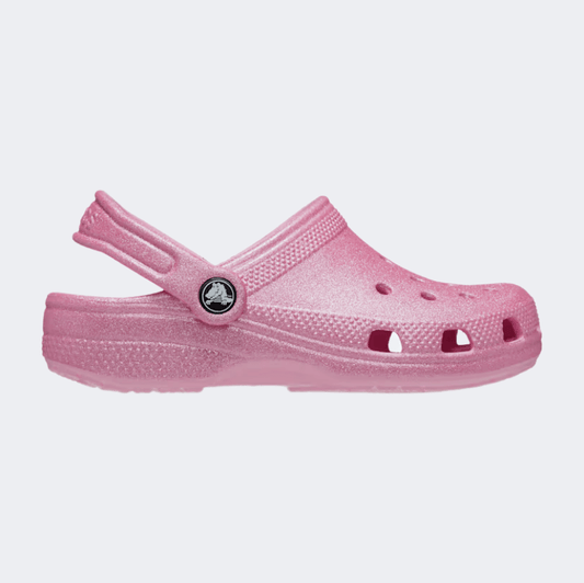 Crocs Toddler Classic Glitter Infant Lifestyle Clog Pink Tweed Glitter - Medaid International