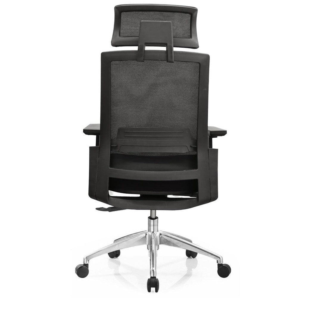 Shop 360° Rotation Office Chair Ergonomic Mesh With Height & Head Rest Adjustment A901 (L70 x W63 x H117-121)cm in Lebanon - Medaid