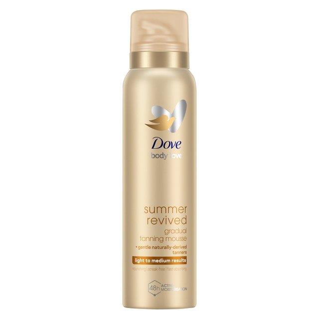 Dove DermaSpa Summer Revived Fair to Medium Gradual Self-Tan Body Mousse 150ml - Medaid - Lebanon