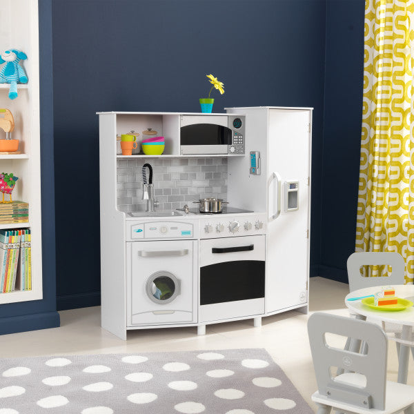 Large Play Kitchen White By KidKraft - Medaid International