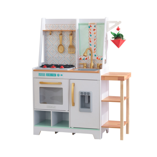 Boho Bungalow Wooden Play Kitchen By Kidkraft - Medaid International