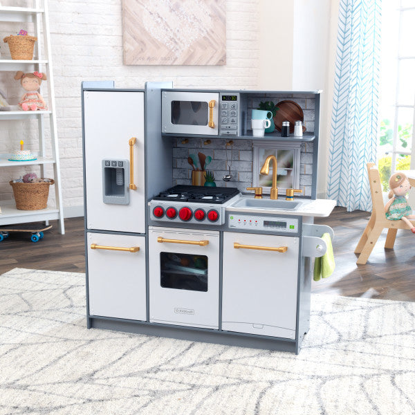 Uptown Elite White Play Kitchen with EZ Kraft Assembly By KIDKRAFT - Medaid International