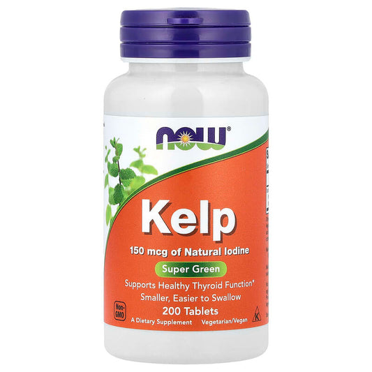 NOW Foods, Kelp, 150 mcg, 200 Tablets - Medaid International
