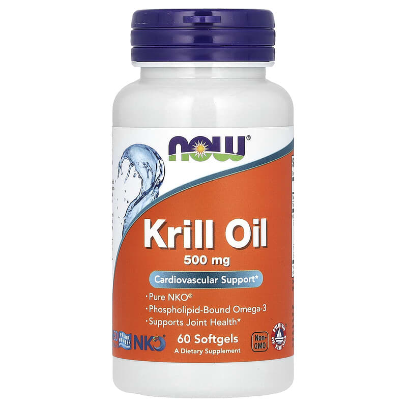 NOW Foods, Krill Oil, 1,000 mg, 60 Softgels - Medaid International