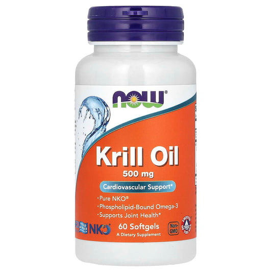 NOW Foods, Krill Oil, 1,000 mg, 60 Softgels - Medaid International