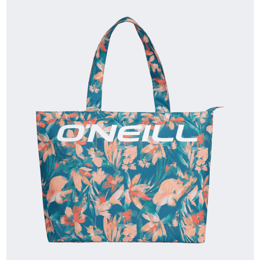 Oneill Coastal Print Tote Women Beach Bag Blue - Medaid International