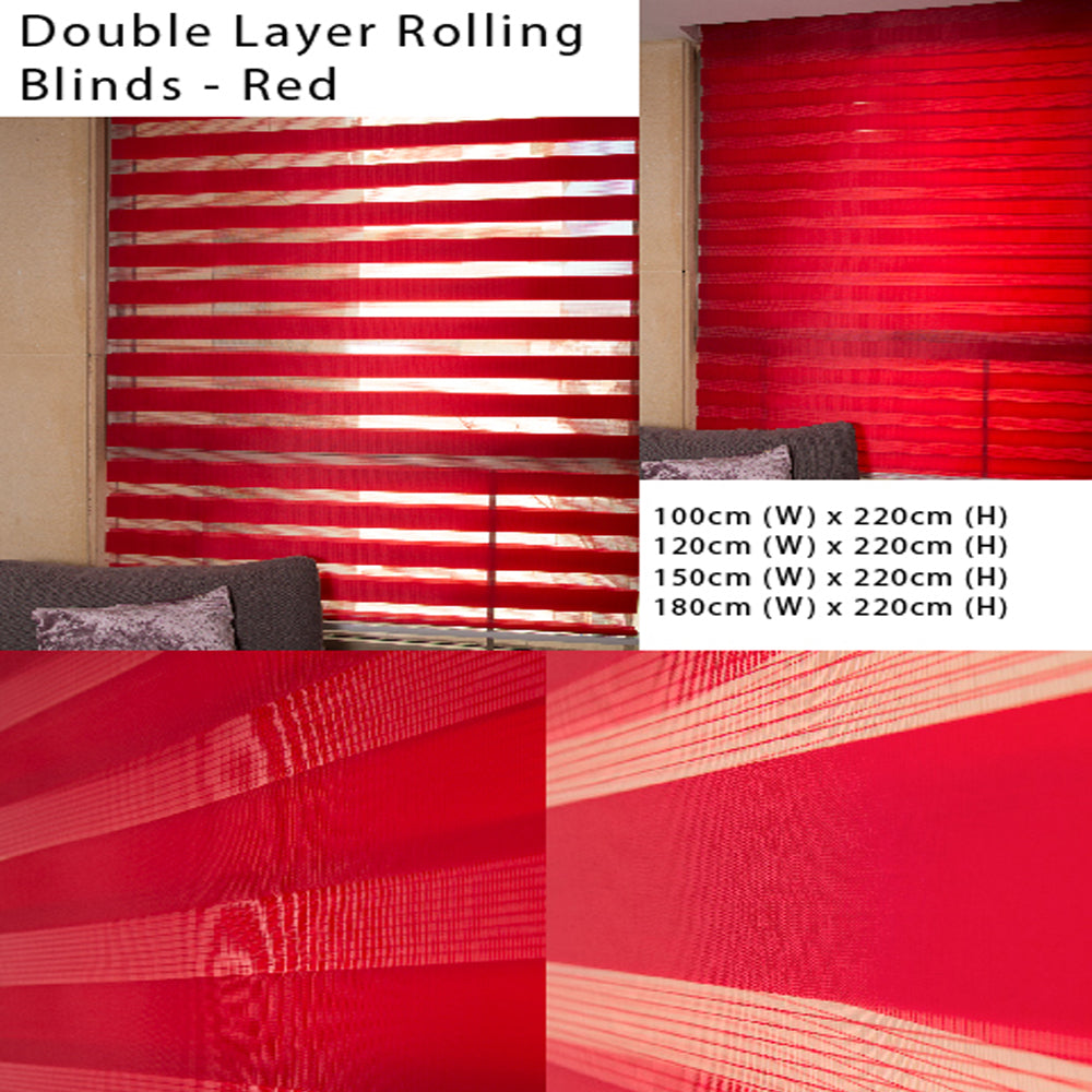 Double Layer Rolling Blinds - Medaid - Lebanon