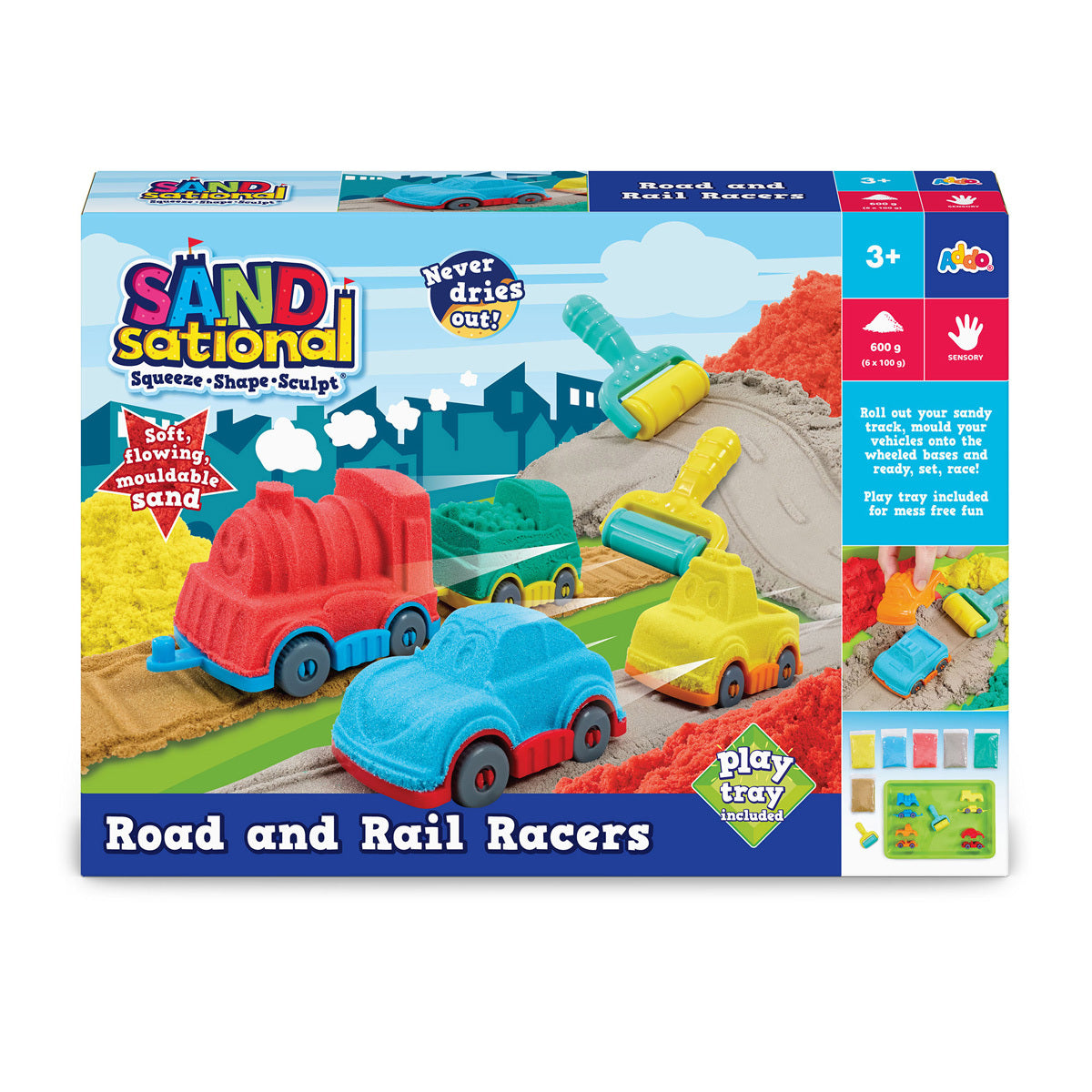 SANDSational Road and Rail Racers Craft Set - Medaid International
