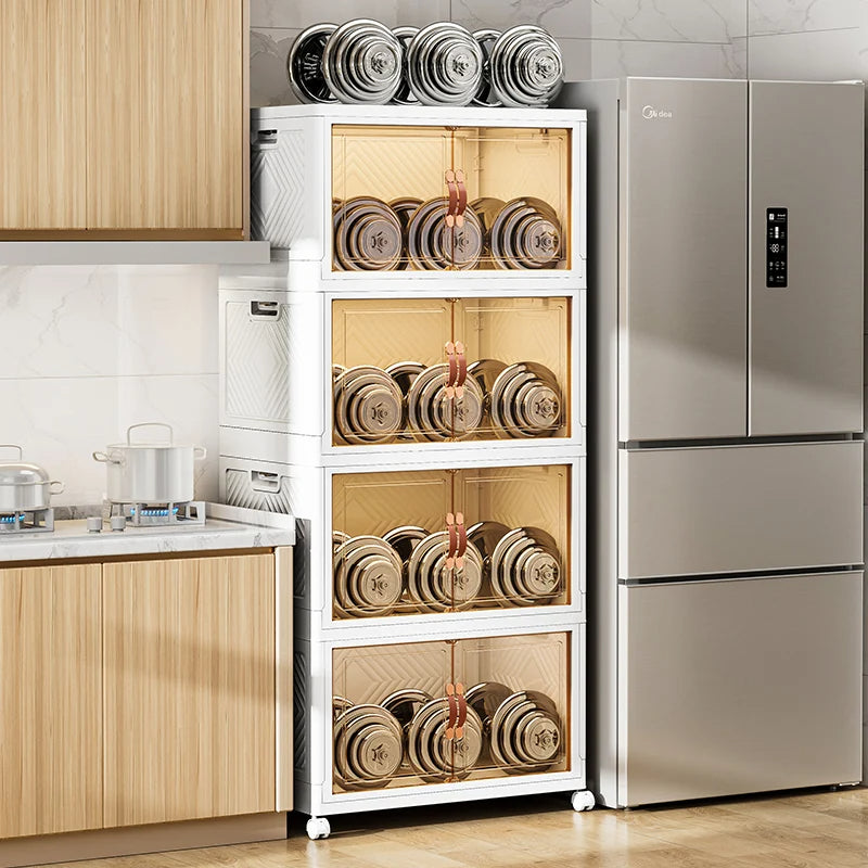 4-Layer Multi-Function Storage Cabinet