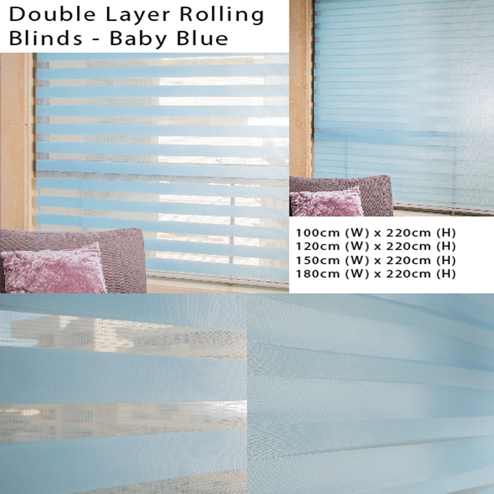 Double Layer Rolling Blinds - Medaid - Lebanon