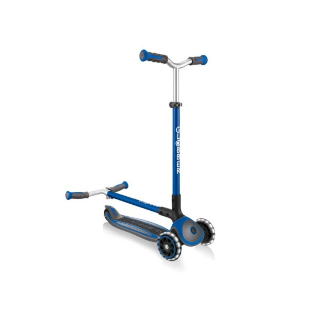 Globber Master Lights 3-wheel light up Navy Blue Scooter - Medaid International