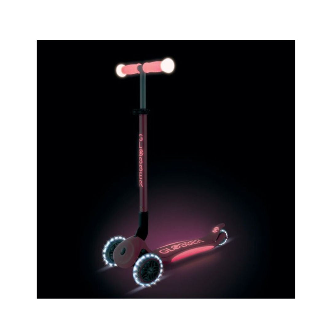 Globber Elite Glow Lights Coral Pink - Medaid International
