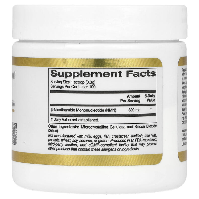 California Gold Nutrition, NMN Powder, 1.06 oz (30 g) - Medaid International