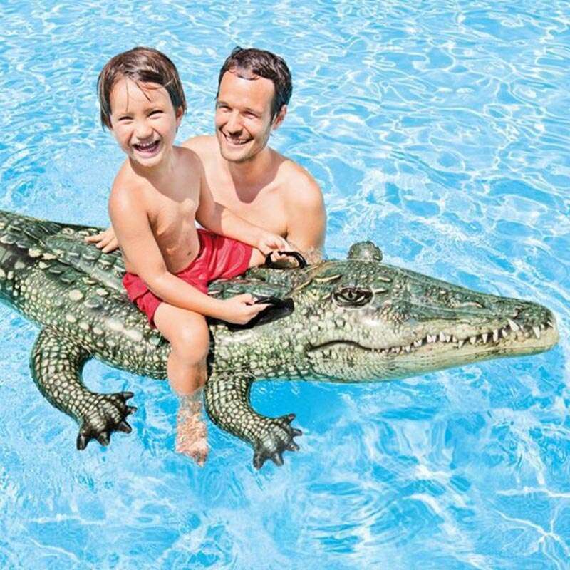 Realistic Gator Ride-On Inflatable - Medaid International