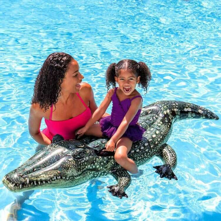 Realistic Gator Ride-On Inflatable - Medaid International