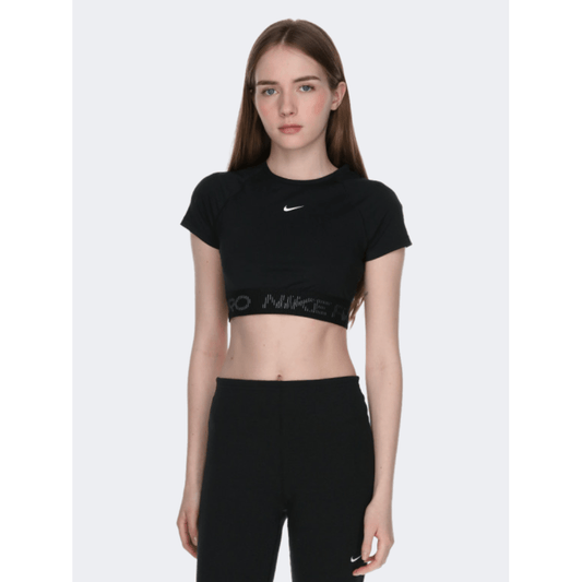 Nike Pro Df Women Training T-Shirt Black/Cool Grey - Medaid International