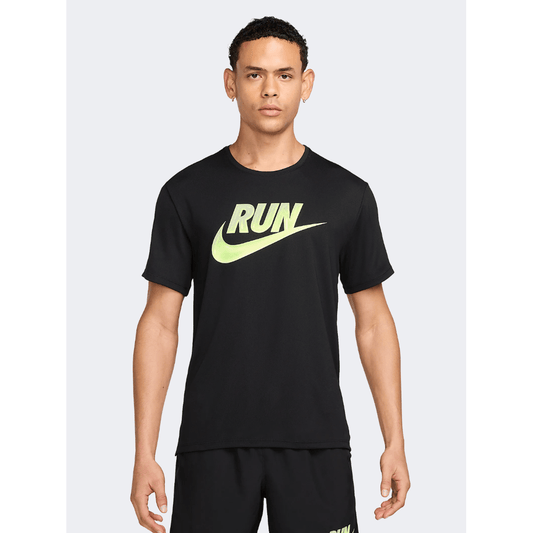 Nike Miler Run Energy Men Running T-Shirt Black - Medaid International