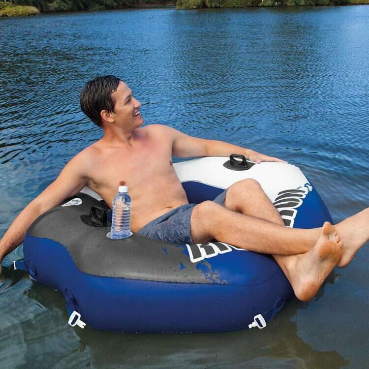 River Run‚Ñ¢ Connect Inflatable Floating Lake Lounge - Medaid International