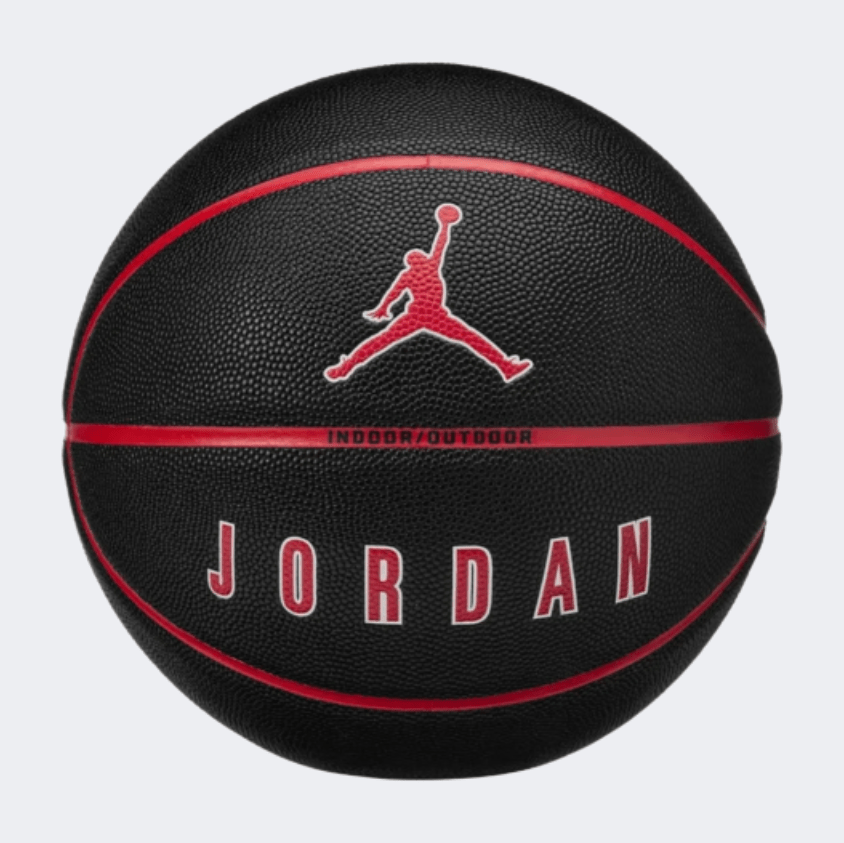 Nike Jordan Ultimate 2 8P Unisex Basketball Ball Black/Fire Red/White - Medaid International