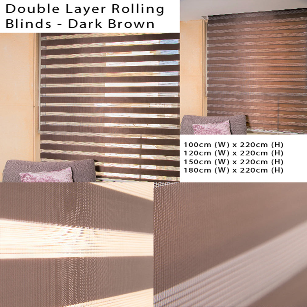 Double Layer Rolling Blinds - Medaid - Lebanon