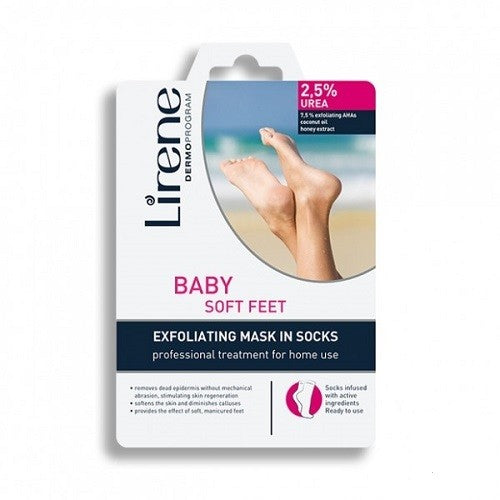 Lirene Exfoliating Feet Mask In Socks - Medaid