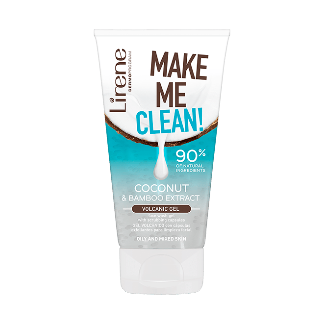 Volcanic Face Wash Gel Coconut Make ME Clean - Medaid