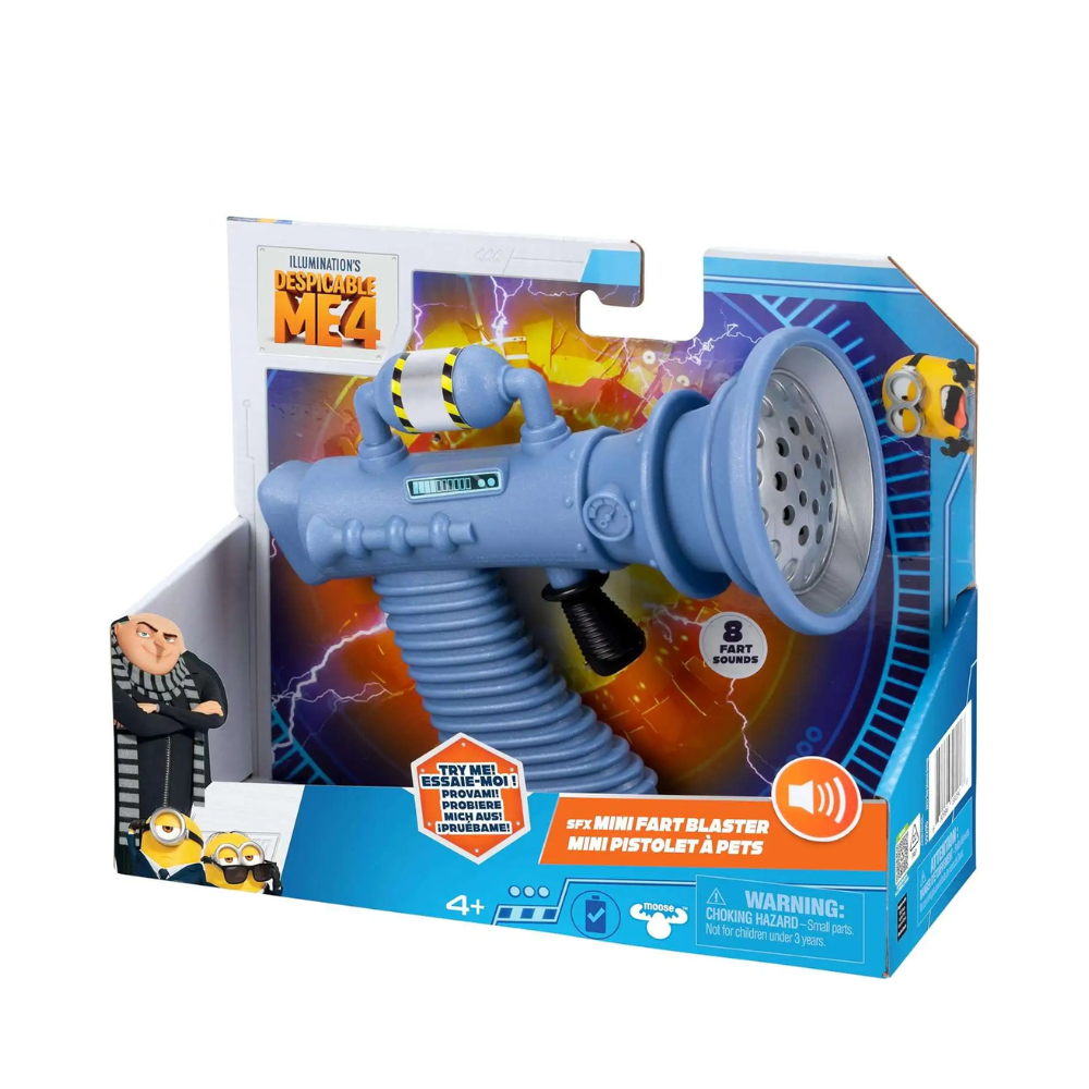 Despicable Me 4 SFX Mini Fart Blaster Toy By Moose Toys - Medaid International