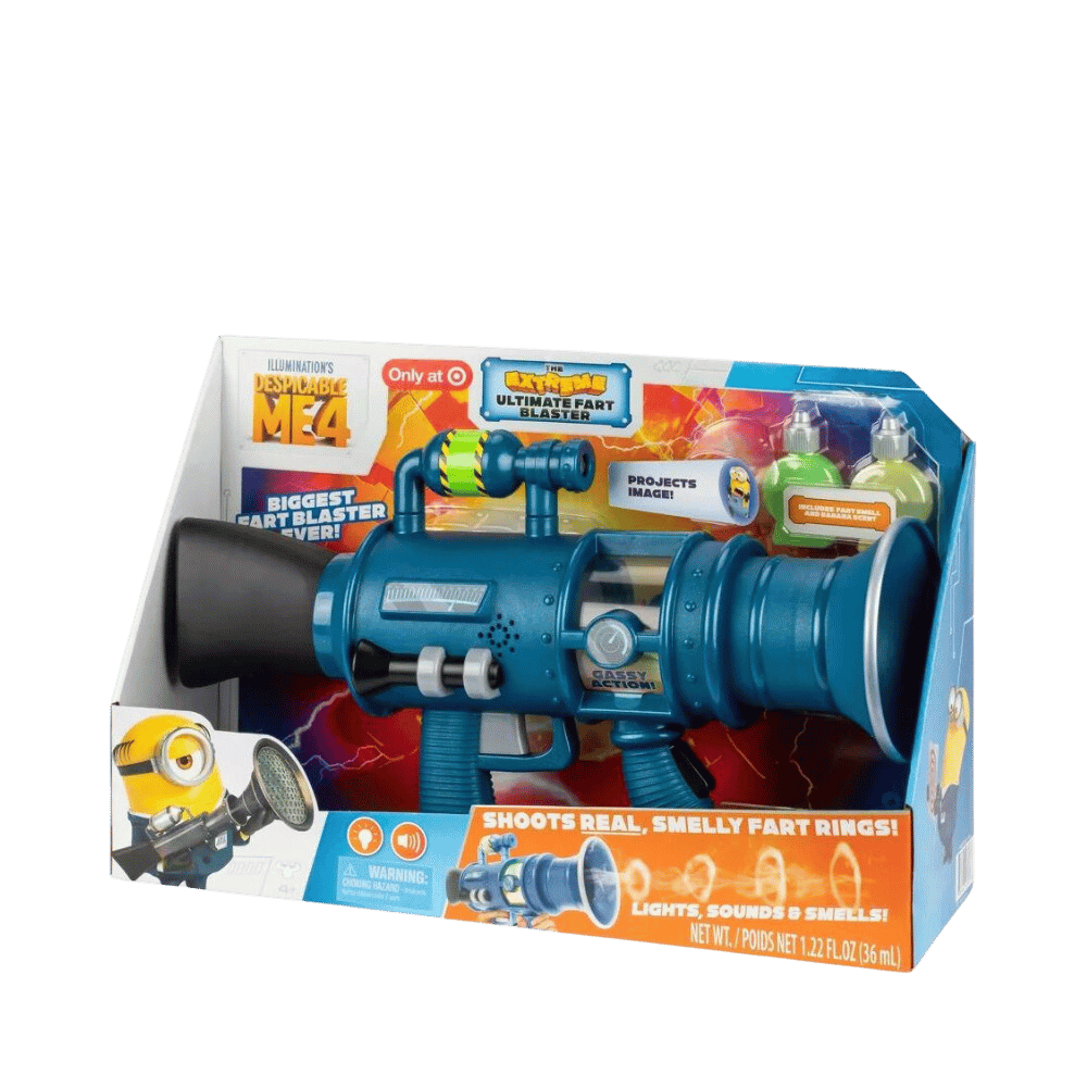 Despicable Me 4 Minion The Extreme Ultimate Fart Blaster By Moose Toys - Medaid International