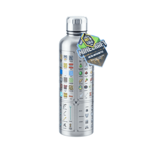 Minecraft Metal Water Bottle By Paladone - Medaid International