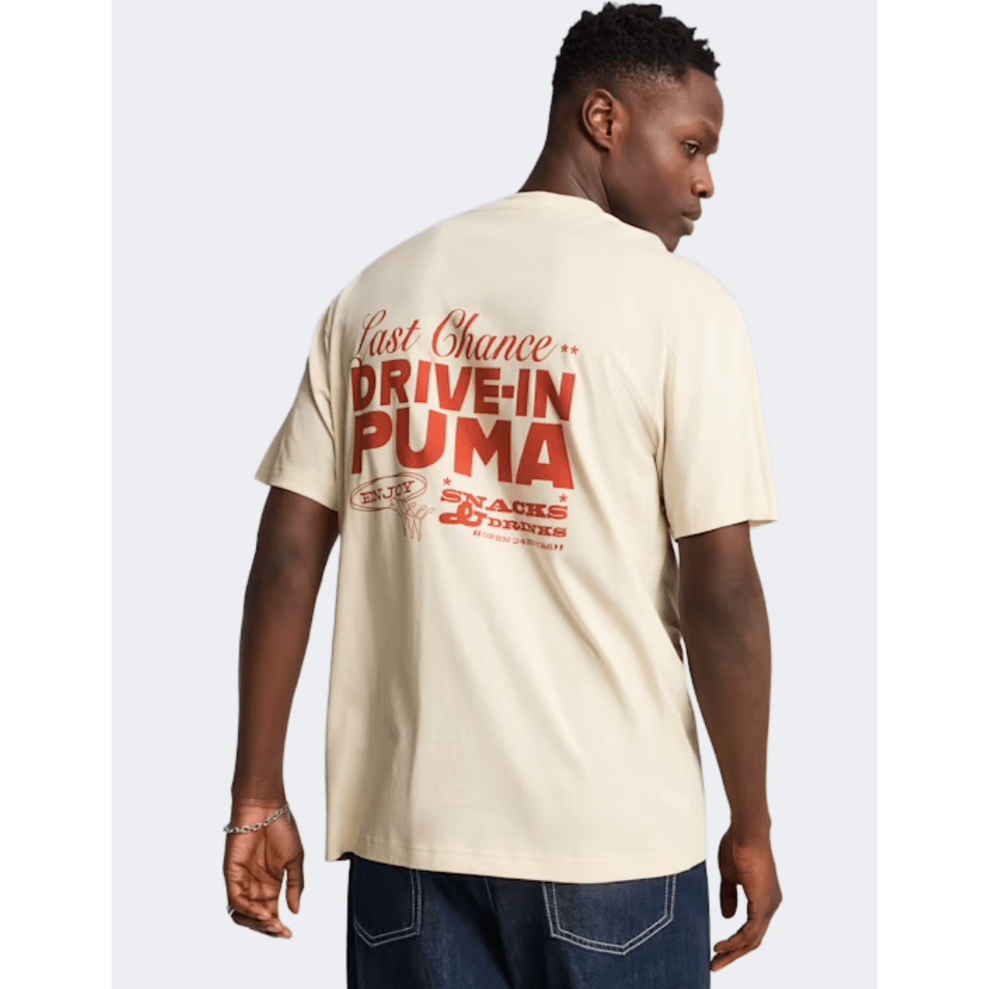 Puma Graphic Men Lifestyle T-Shirt Alpine Snow - Medaid International