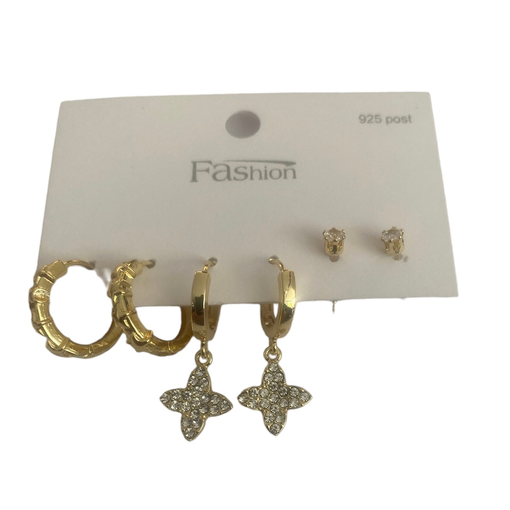 Golden elegance earrings set accessory #4055 - Medaid International