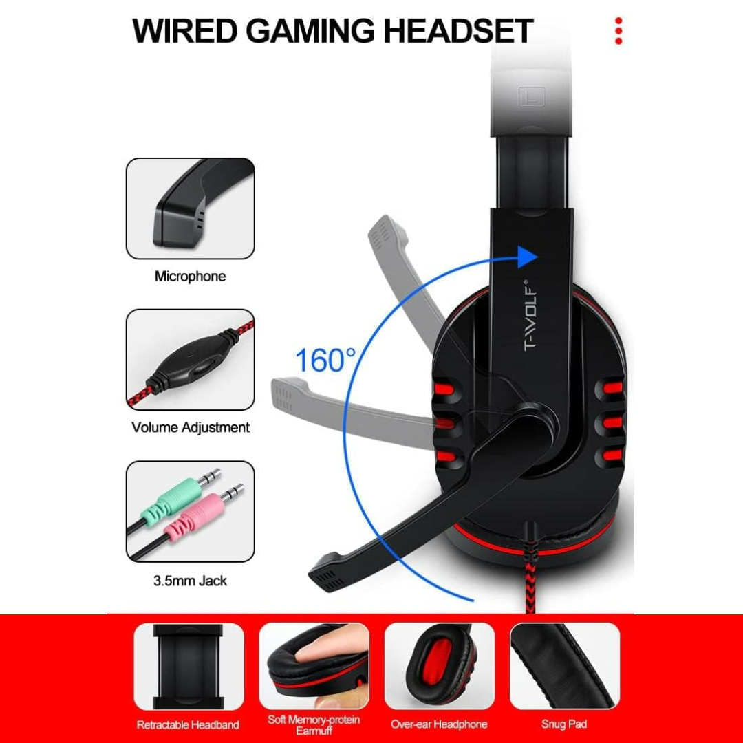 4 in 1 Gaming Combo ( Keyboard - headset - mousepad - mouse ) - Medaid International