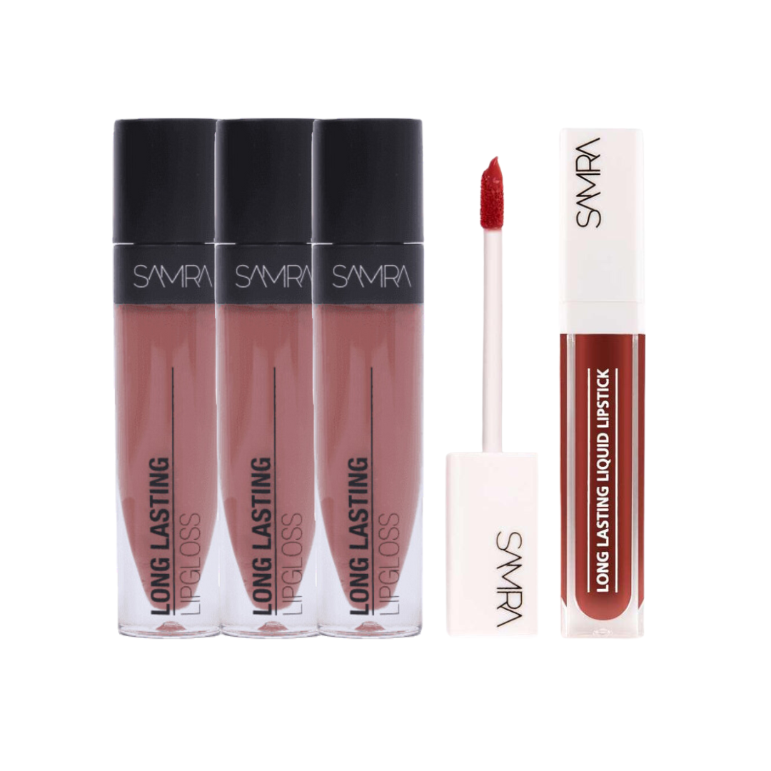 Samra Beauty Glossy Christmas Bundles + Free Lipstick - Medaid International