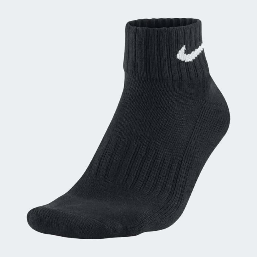 Nike Cushioned Ankle Unisex Training Sock Black/White - Medaid International
