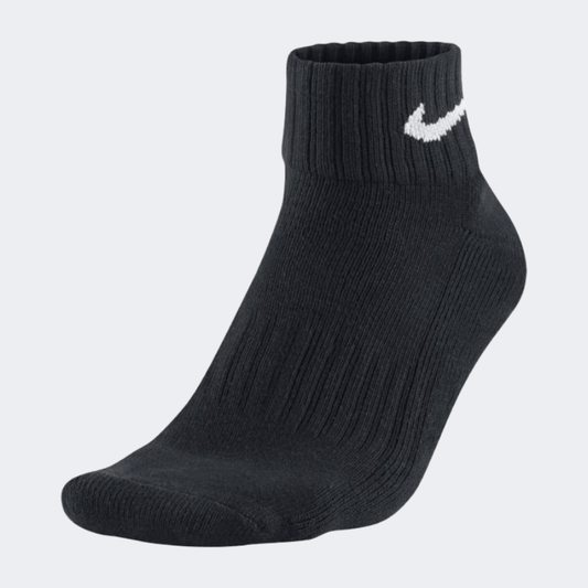 Nike Cushioned Ankle Unisex Training Sock Black/White - Medaid International