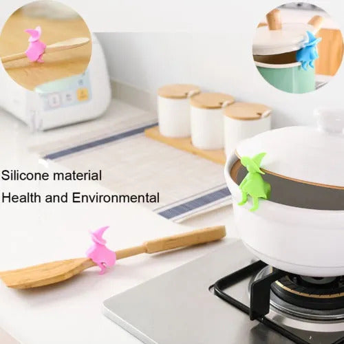 Witch Pot Lid Holder, Witch Spoon holder and steam releaser - Medaid International