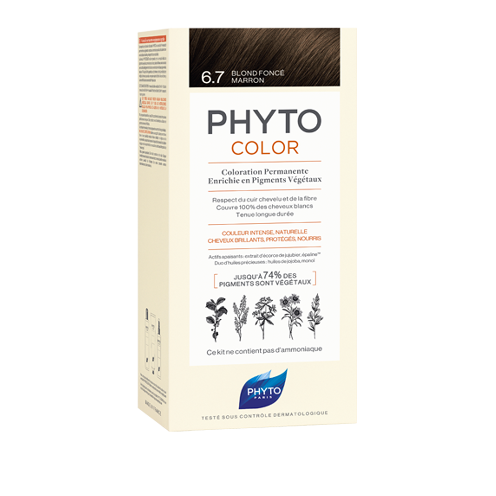 NEW PHYTOCOLOR 6.7 Dark chestnut brown - Medaid