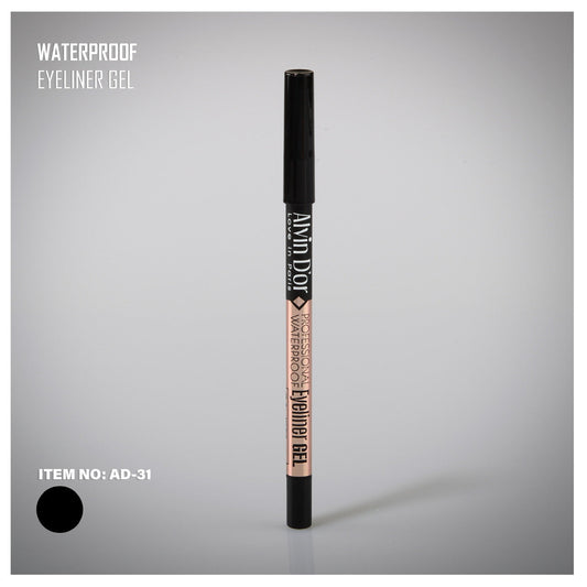 Alvin D'Or Ad-31 Professional Waterproof Eyeliner & Lipliner Gel - Medaid