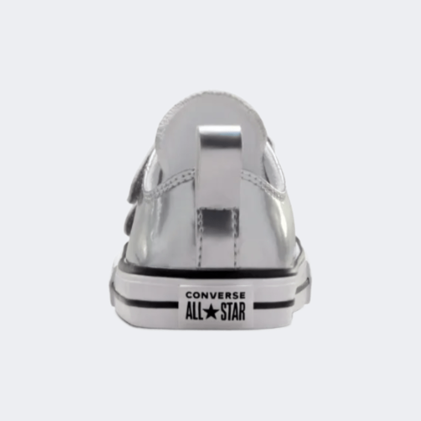 Converse Chuck Taylor All Star Infant-Girls Lifestyle Shoes Silver - Medaid International