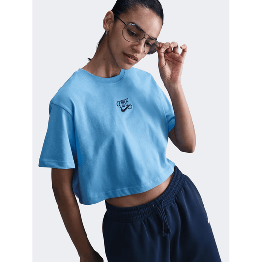 Nike Sportswear Women Lifestyle T-Shirt University Blue - Medaid International