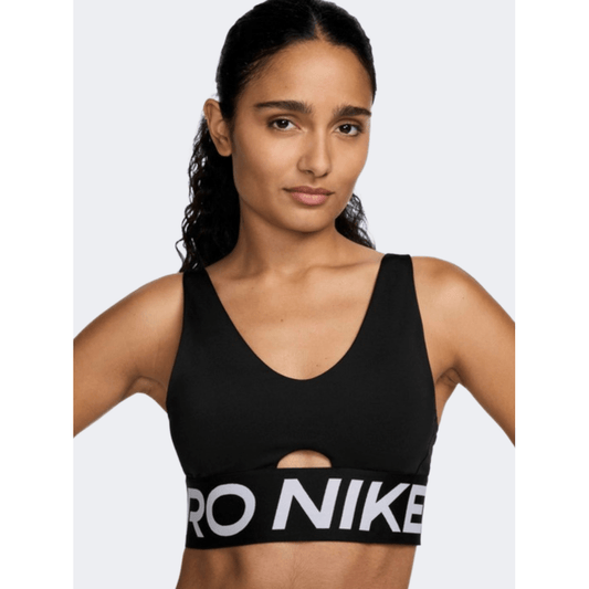 Nike Pro Indy Plunge Women Training Bra Black/White - Medaid International