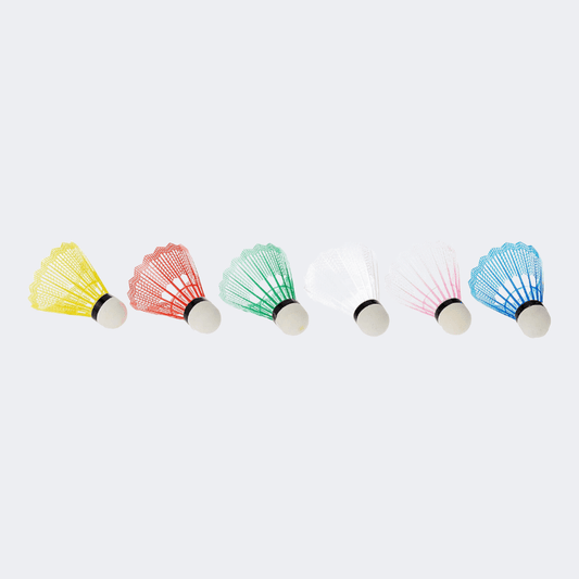 Joerex Colorful Plastic 12 Pieces Kids Badmn Shuttlecock Multicolor - Medaid International