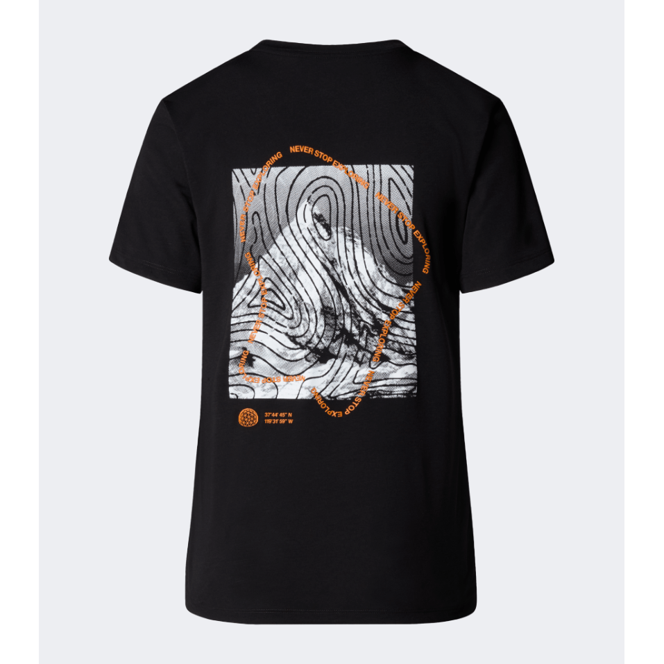 The North Face Foundation Half Dome Ca Graphic Women Lifestyle T-Shirt Black - Medaid International