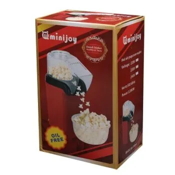 Minijoy Popcorn Maker Oil Free Popcorn Maker Hot Air Popping - Medaid International