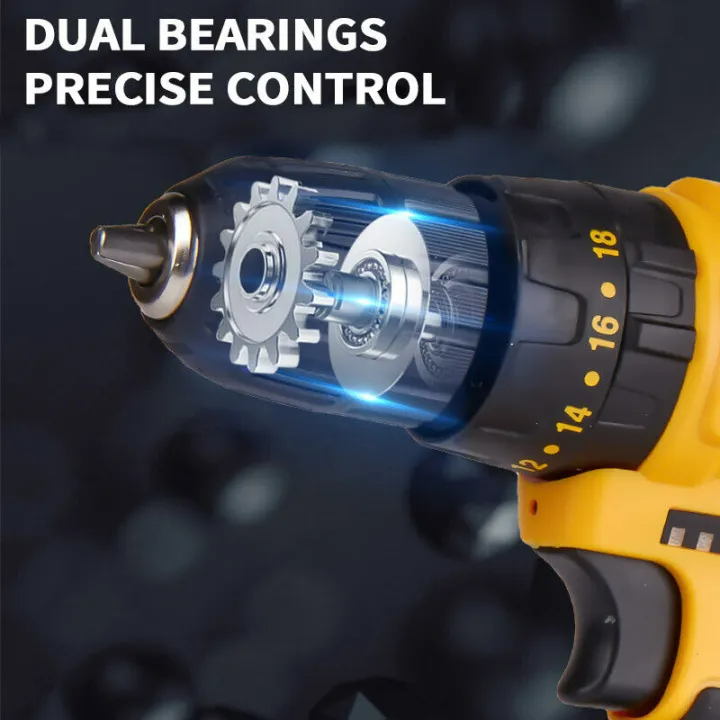 24V DUNLANDI Cordless Drill Machine Kit With 2 Battery - Medaid International