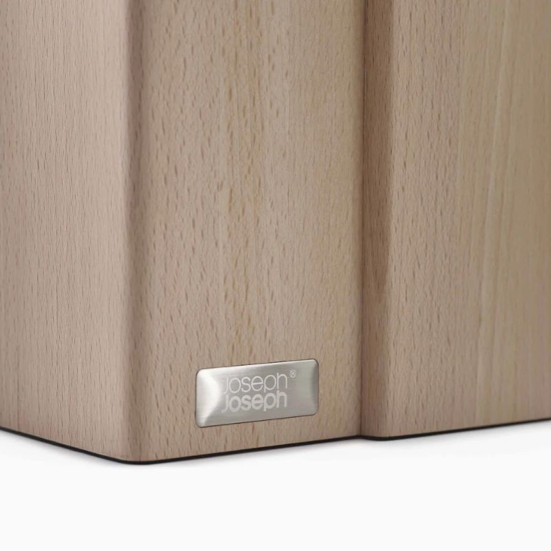 Joseph Joseph Elevate™ Fusion 5-piece Knife & Scissor Set with Beechwood Block - Medaid International