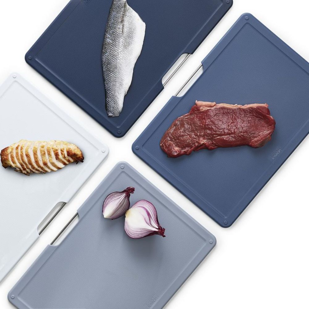 Folio‚Ñ¢ 4-piece Grey Chopping Board Set Large - Medaid International