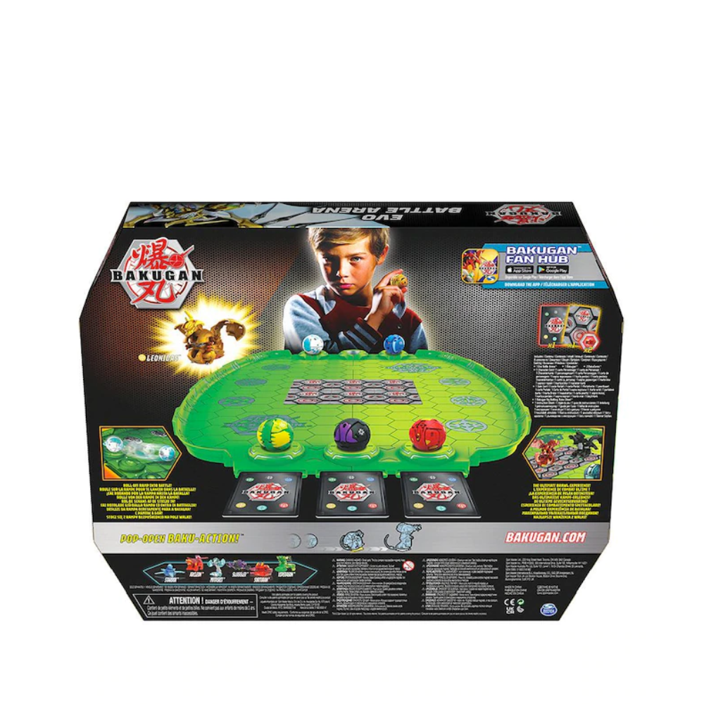 Bakugan Evo Battle Arena with Exclusive Leonidas Bakugan - Medaid International