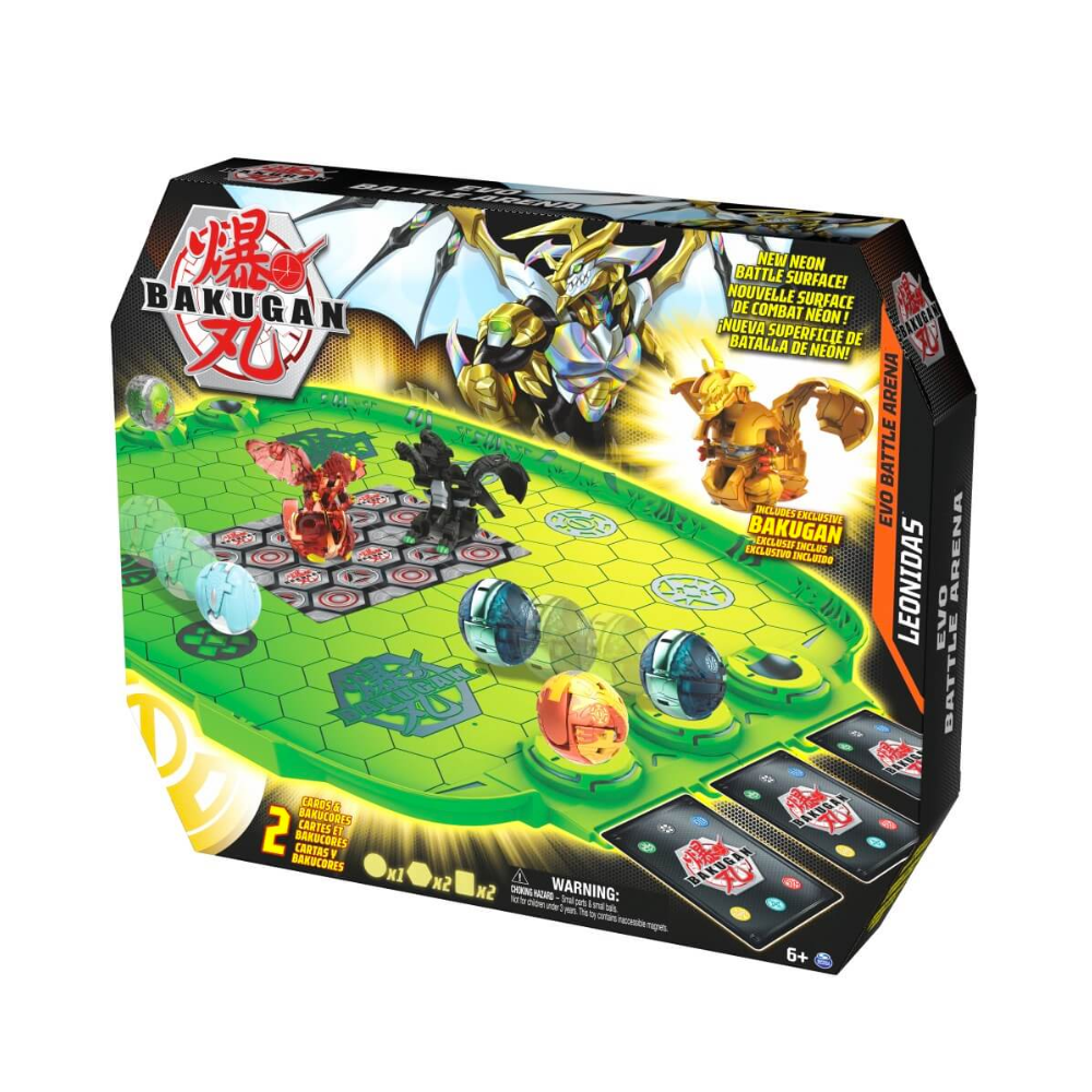 Bakugan Evo Battle Arena with Exclusive Leonidas Bakugan - Medaid International
