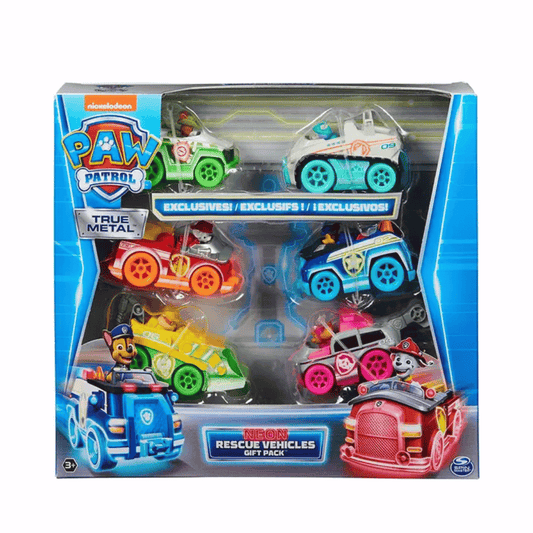 Paw Patrol Die-Cast Metal Neon Gift Pack By Spin Master - Medaid International
